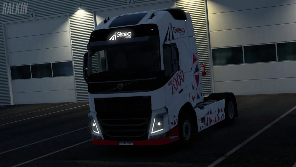 Girteka Logistics 7000th Truck Special Skin v1.1 3