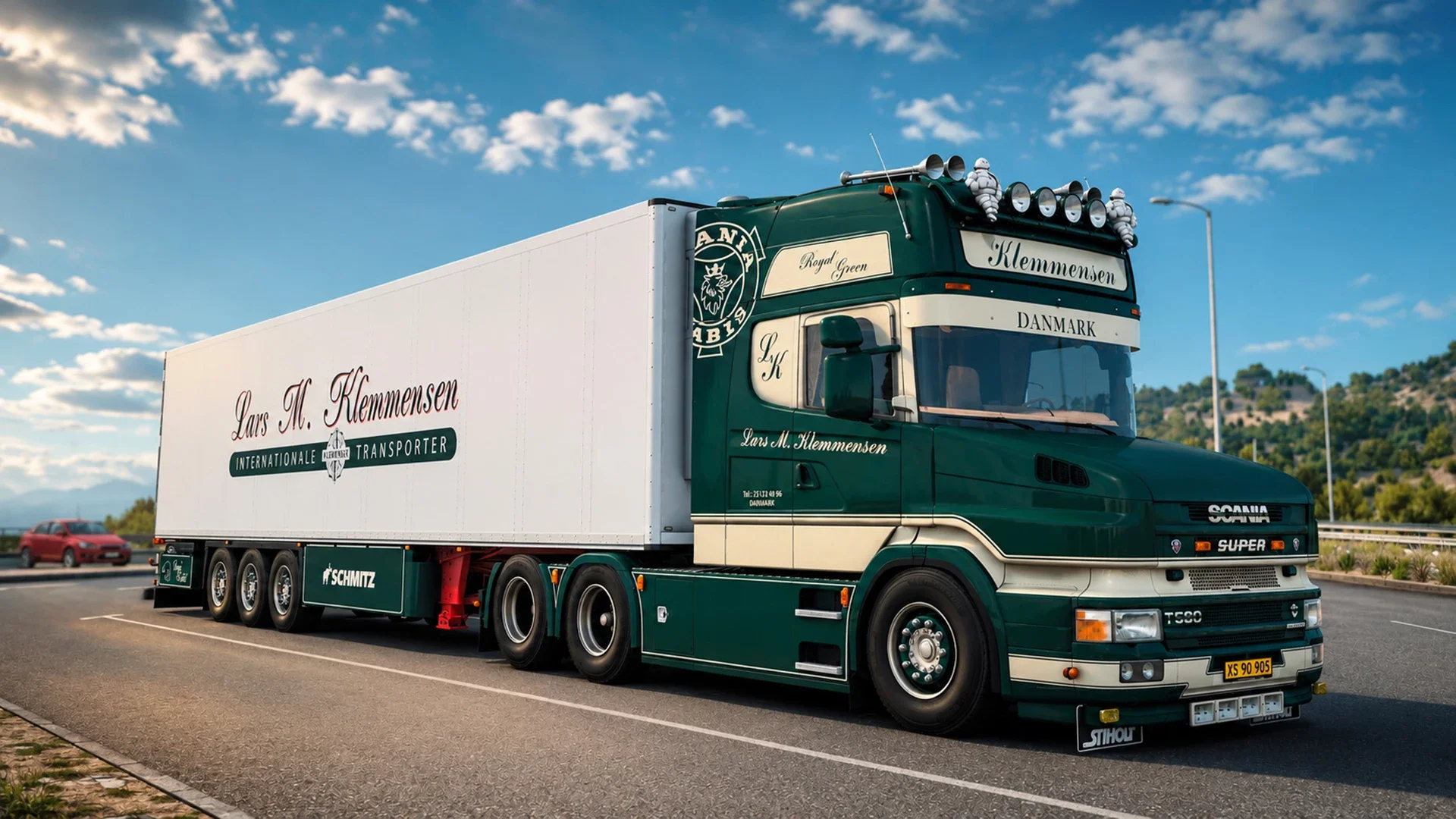 SCANIA TORPEDO T580 KLEMMENSEN SCHMITZ TRAILER 2