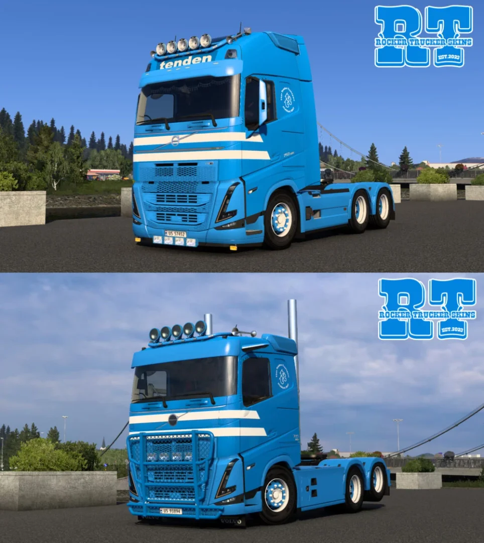 Thor Tenden Transport AS Skins for Volvo FH 4/5/6 v1.0 2