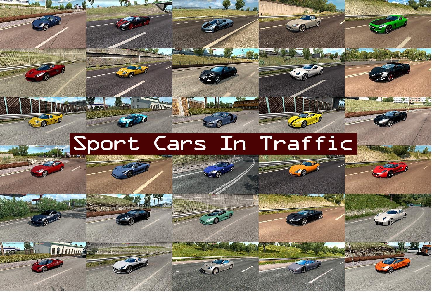 Sport Cars Traffic Pack v 12.7.12 2