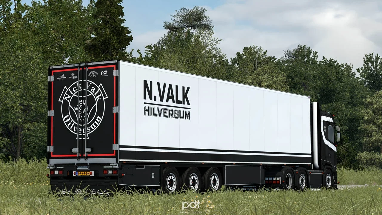 Scania S650 + Trailer N. Valk v1.0