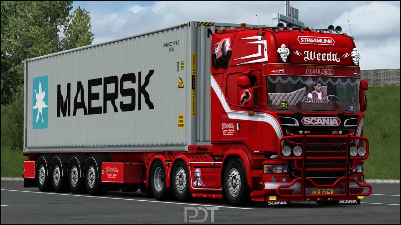 Scania R450 + Trailer Weeda Penoza v11