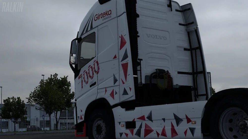 Girteka Logistics 7000th Truck Special Skin v1.1 2