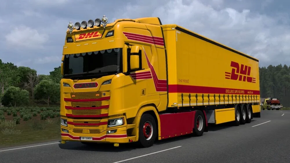 DHL Skin for NG Scania S v1.0 2
