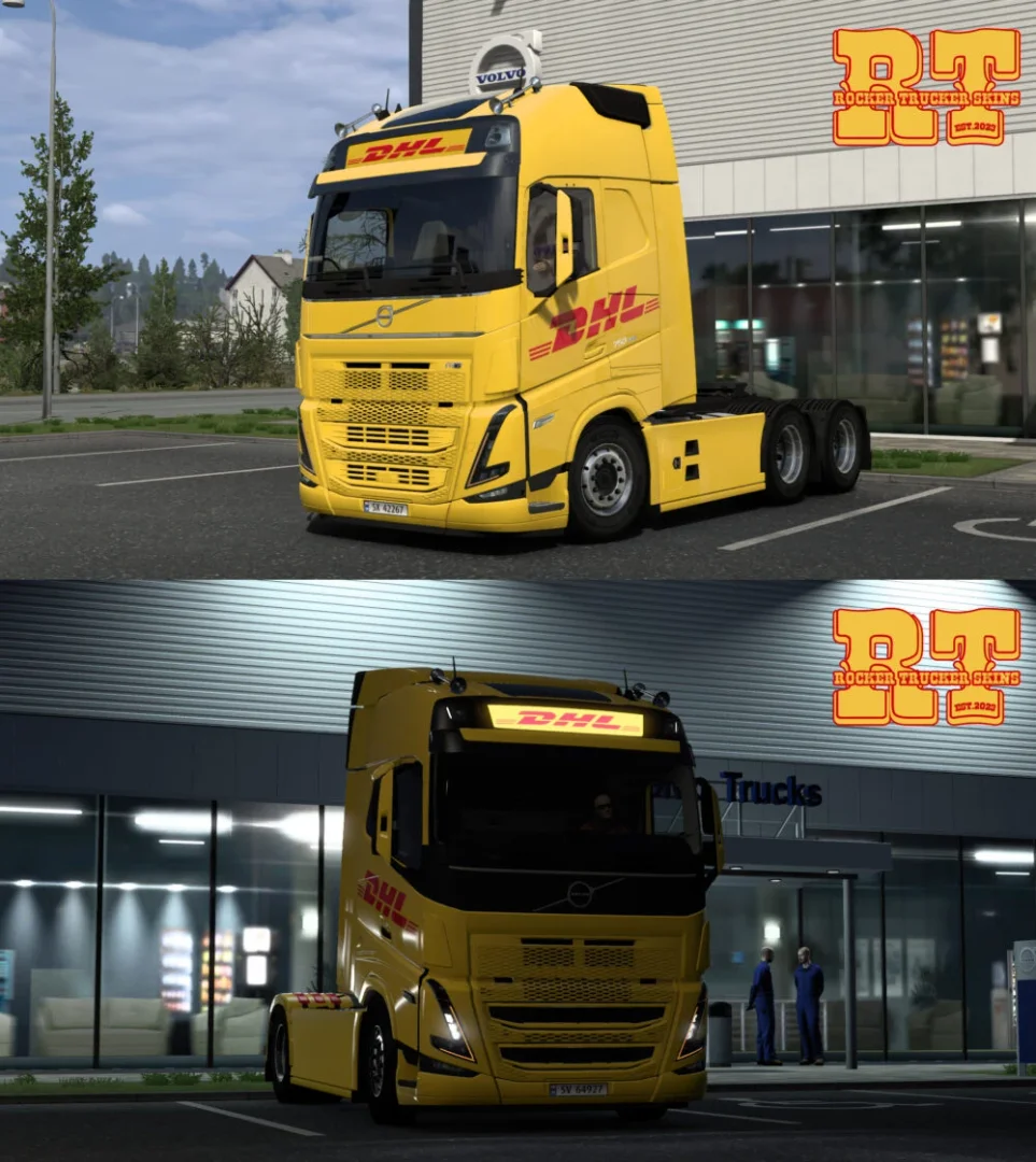 DHL Skins for Volvo FH 4/5/6 v1.0