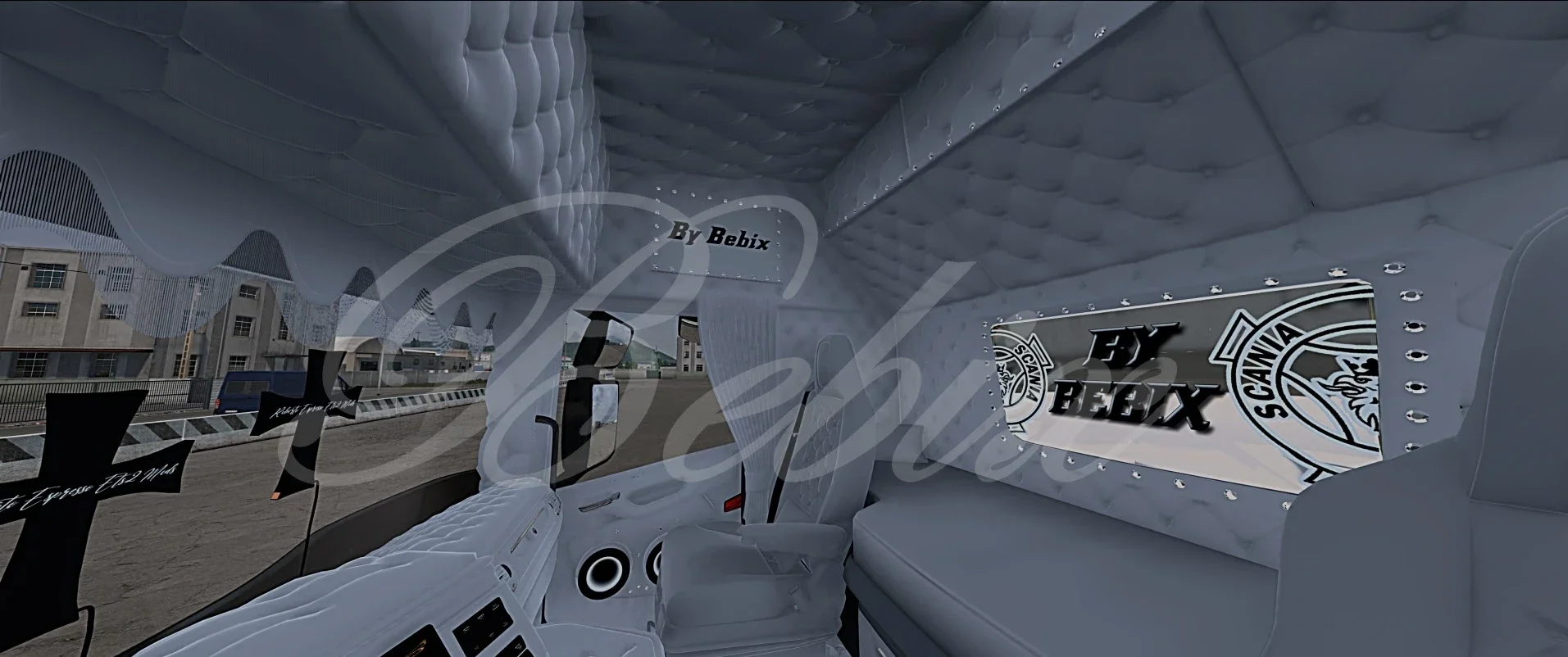 Interior New Gen Scania 770 White v1.0 2