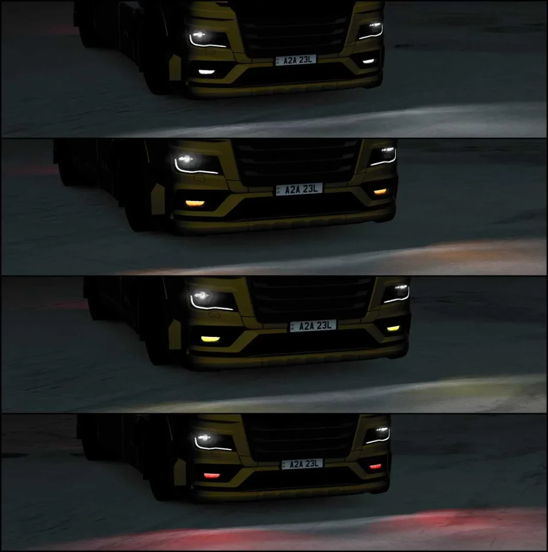 SCS MAN TGX 2020 Foglights Reworked v1.58