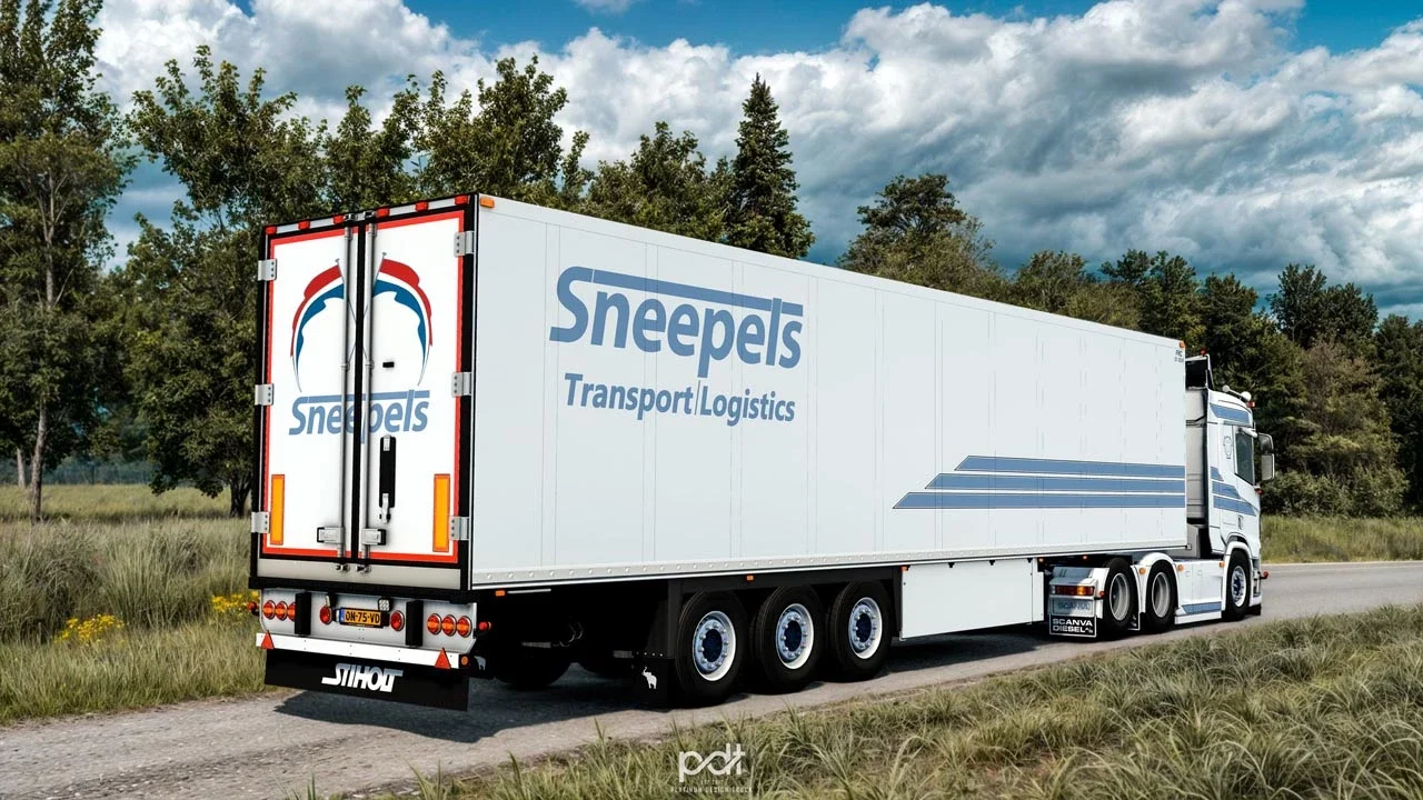 Scania R500 Sneepels Transport + Trailer v14 4