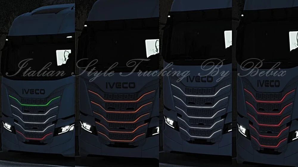 Iveco S Way Fasce/Strips Led Pack v1.0