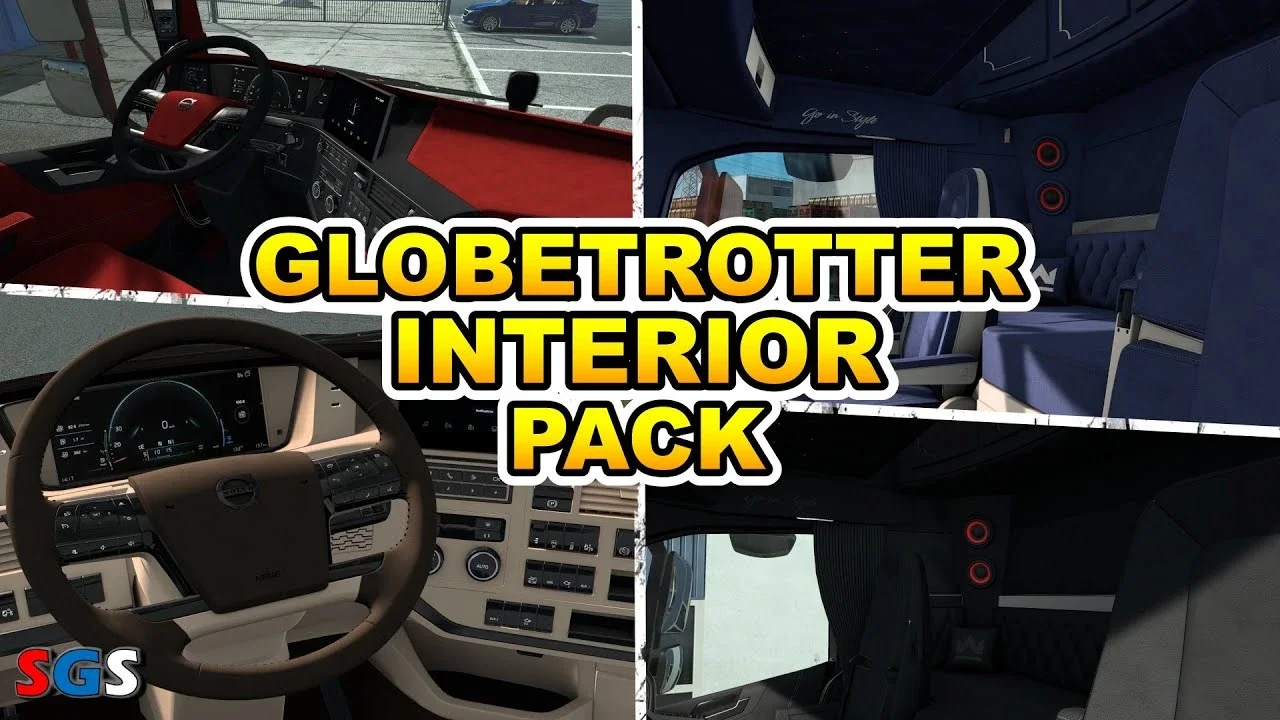 Premium Sanax Globetrotter Interiorpack 10 Variants v1.2