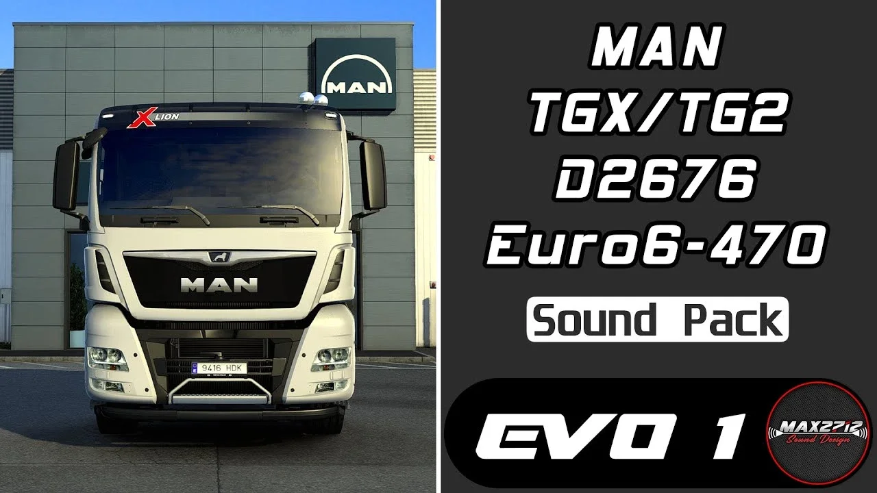 MAN TGX-TG2 470 D2676 Sound Pack v1.1
