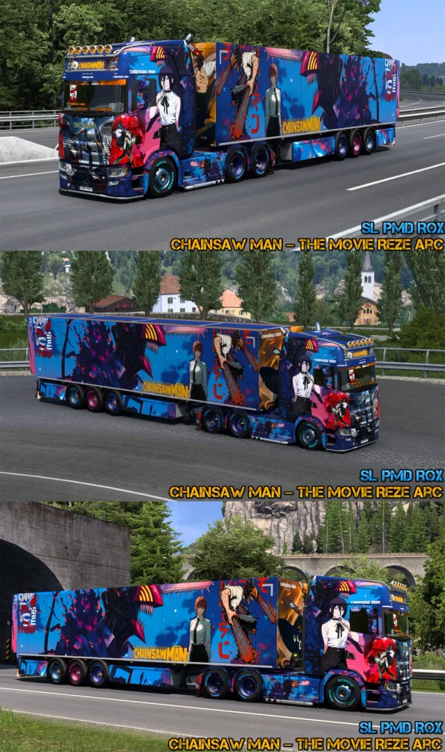 Scania Chainsaw Man The Movie Reze Arc Skin