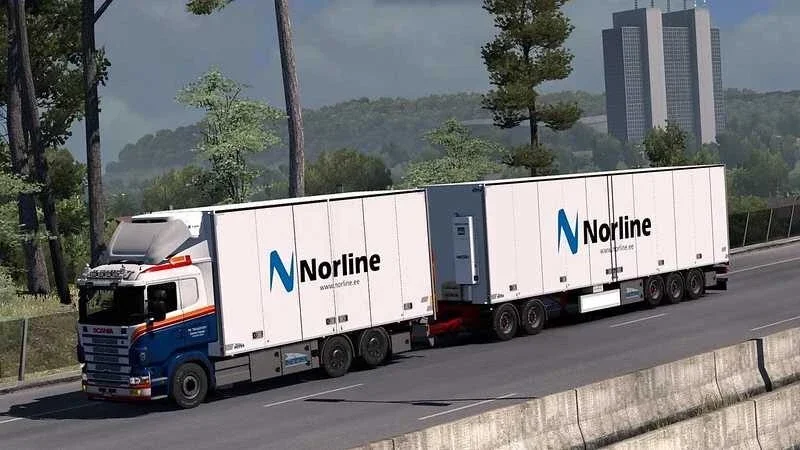 Tandem Addon for Scania RJL RS R4 3
