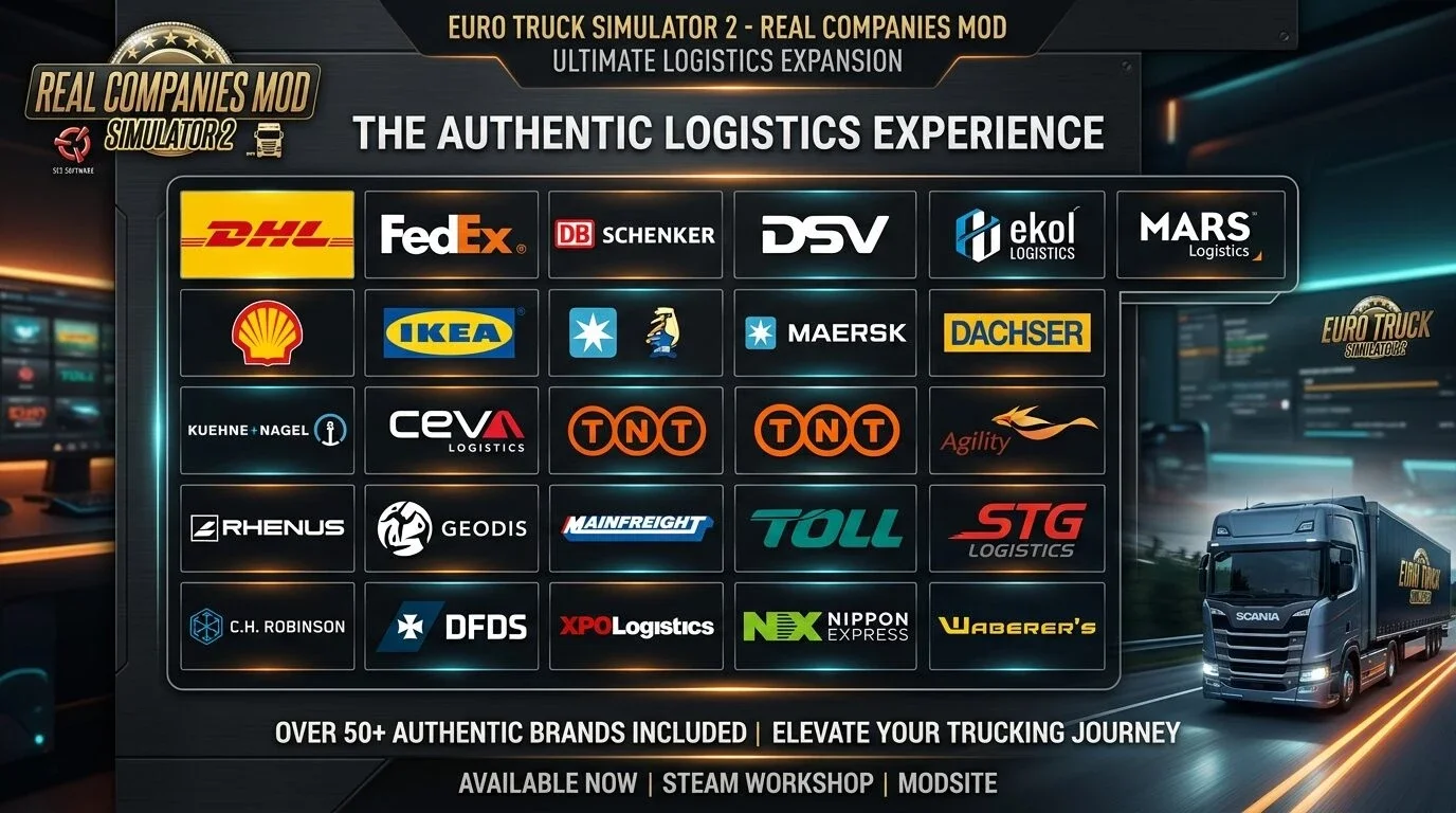 Real Companies, 2D UI Logos Cargo Logistics v1.0