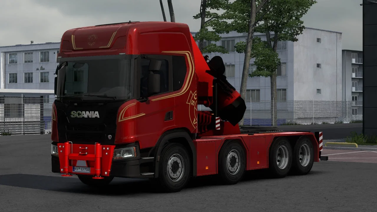 Scania NG PGRS Crane Chassis ADD-On 2