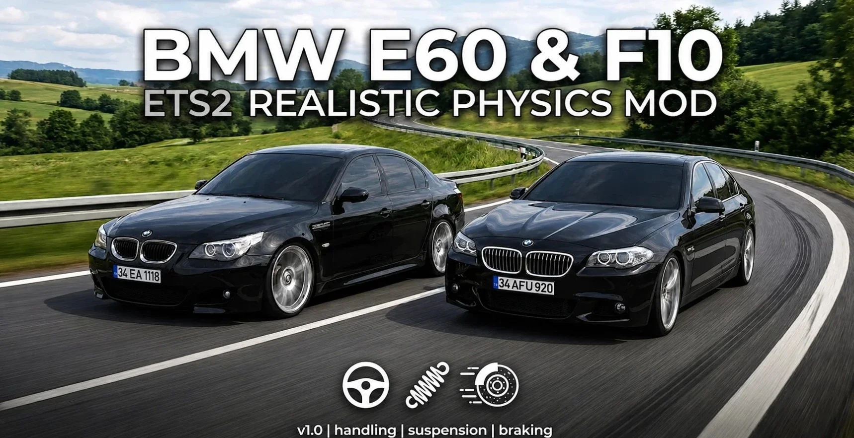 Realistic Physics Add-on for BMW E60 F10 v1.0