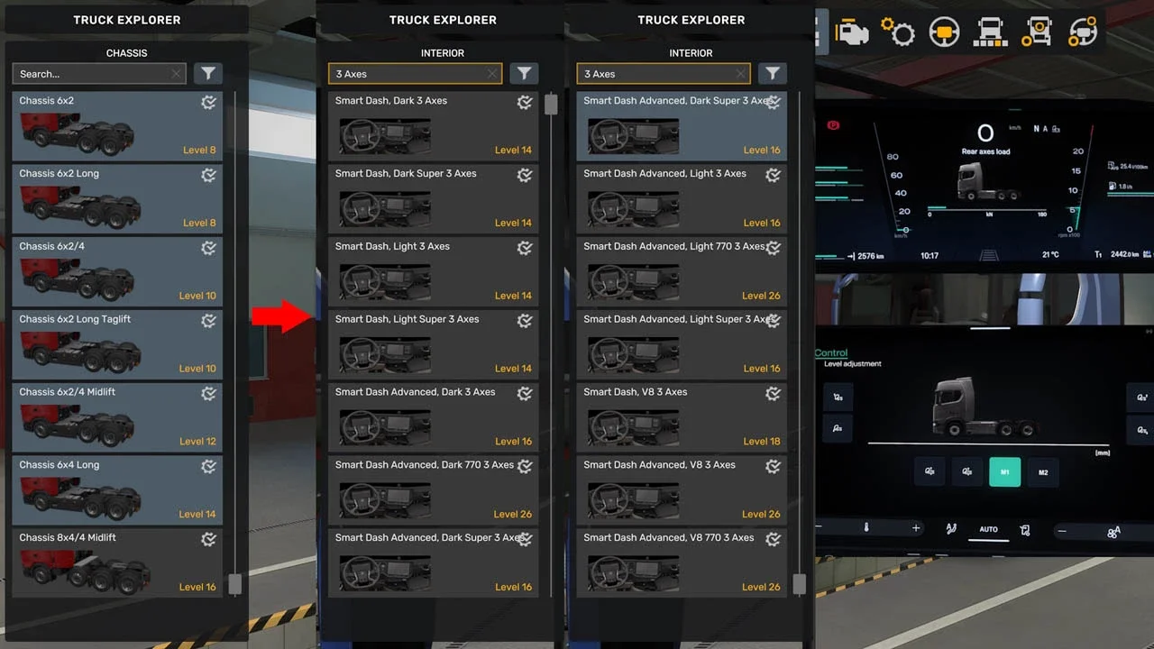 Scania Smart Dash Improved Dashboard v1.7 3