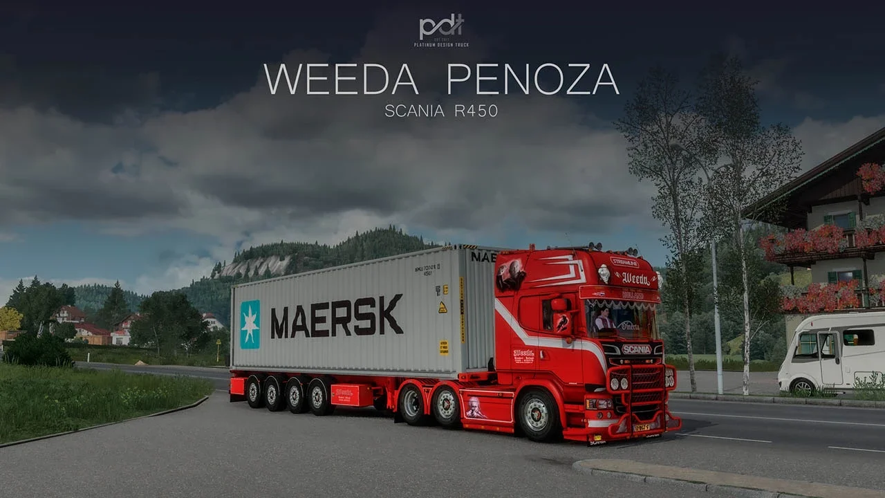 Scania R450 + Trailer Weeda Penoza v14 3