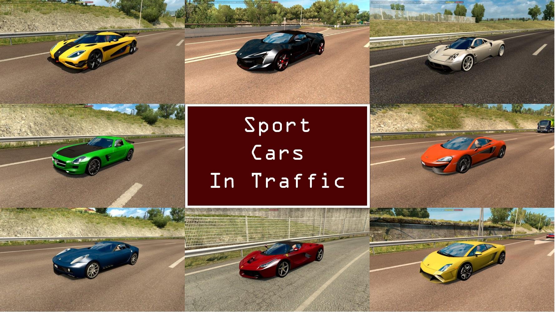 Sport Cars Traffic Pack v 12.7.12