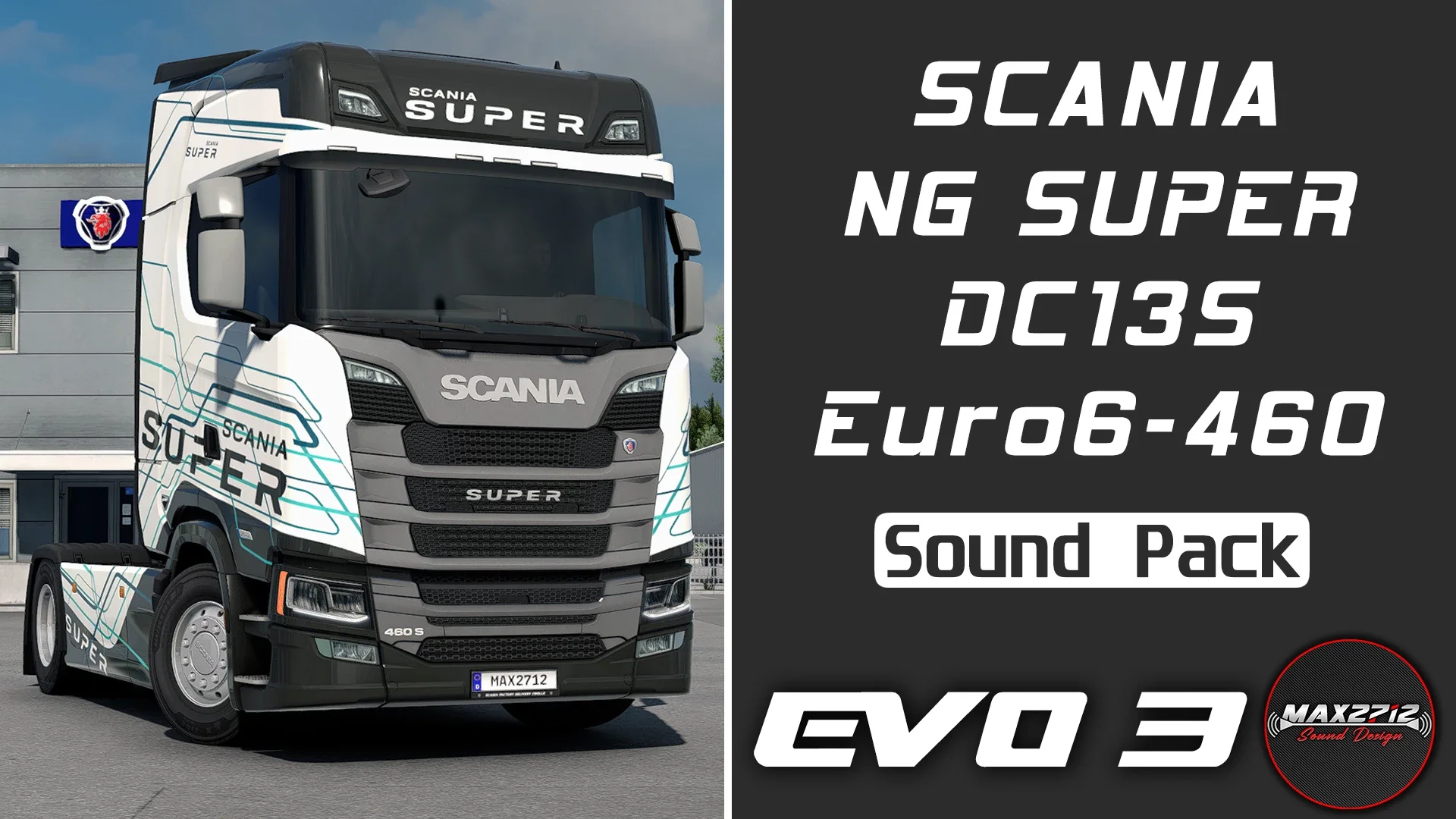 2023 Scania NG SUPER 460 DC13S Sound Pack v1.0.1