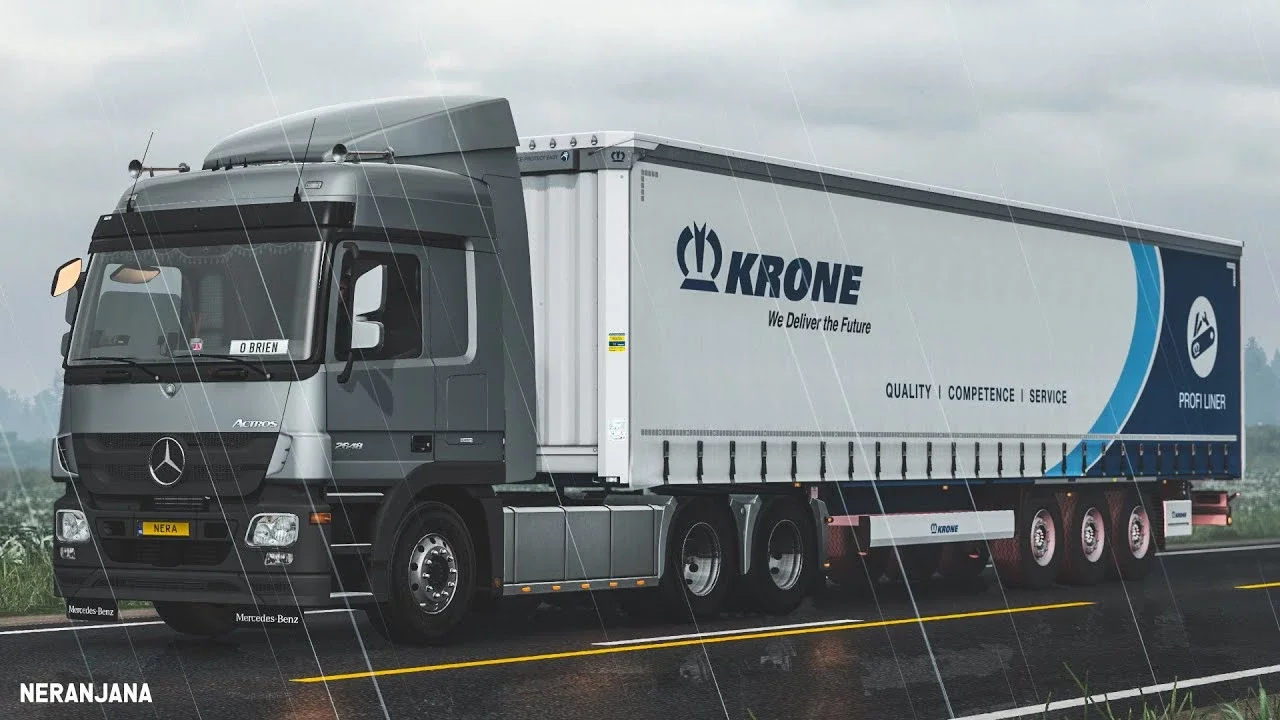 Mercedes Benz Actros V6 Open pipe sound v1.0