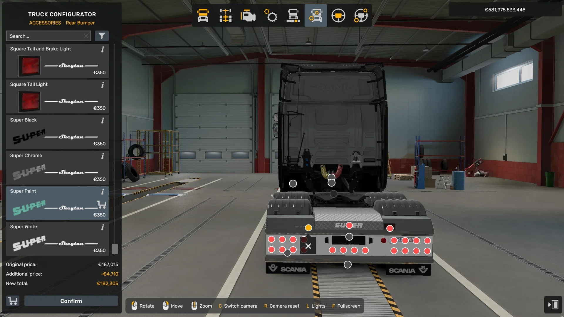 Addon Scania R/S Rear Bumper + Accessories v1.58 2