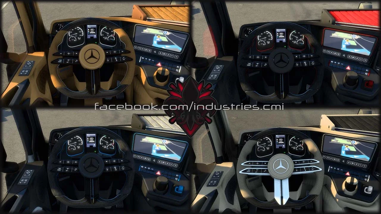 Mercedes-Benz Actros MP4 Interior Pack v1.6