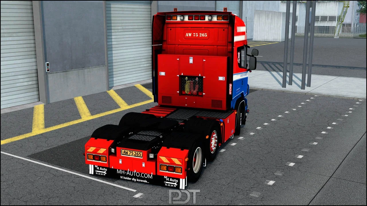 Scania R580 + Trailer Mathiesen transport v4.0