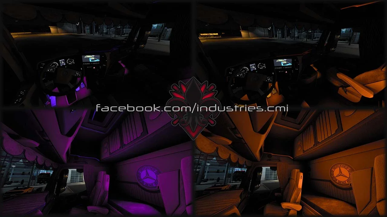 Mercedes-Benz Actros MP4 Interior Pack v1.6 2