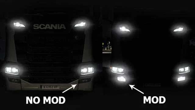 Scania NG Front Bumper Fog Lamps