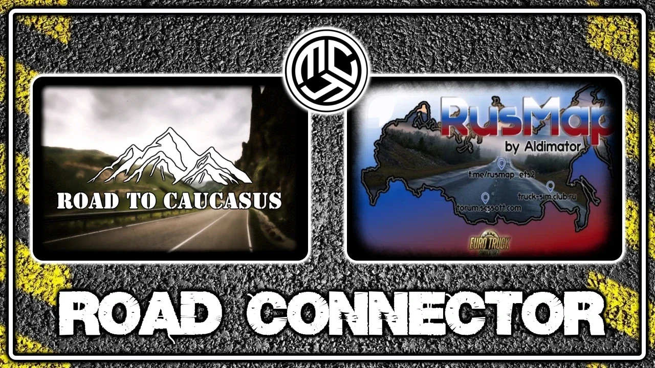 Road to Caucasus + RusMap Road Connector v1.5.1