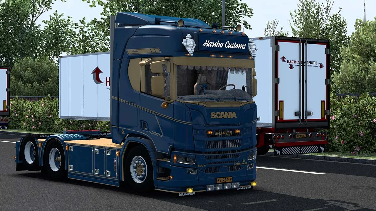 Scania R580s Harsha Customs v7.0