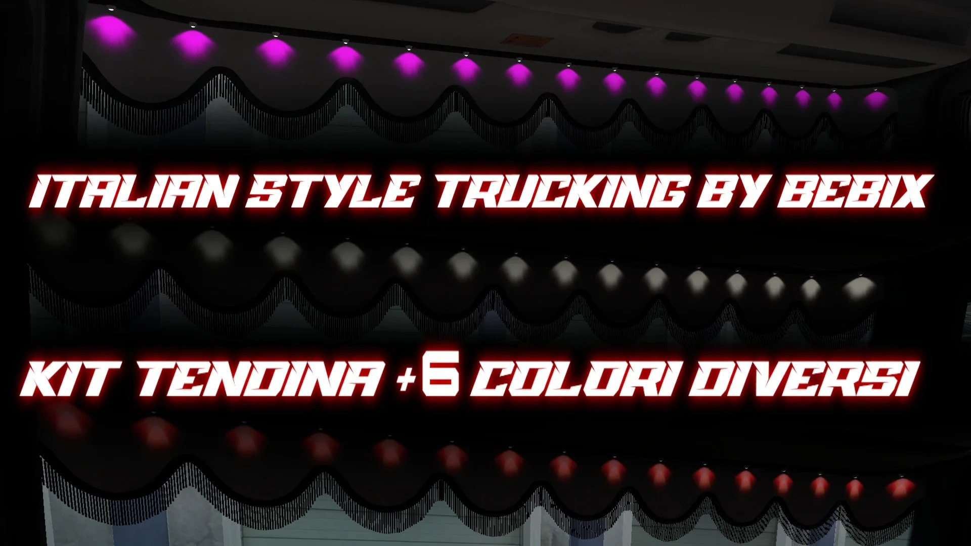 Pack Curtain + 6 Colors Led v1.0