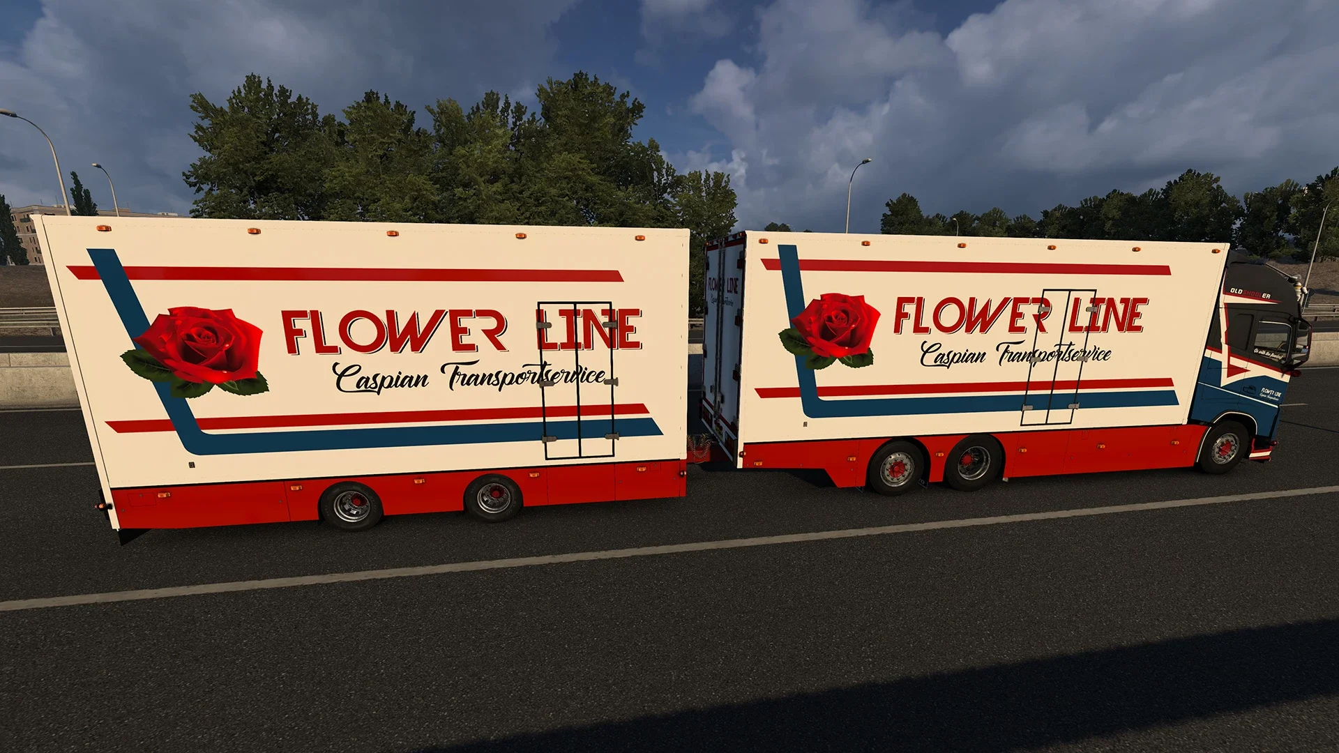 Volvo FH16 Tandem Flower Line V4.0 2
