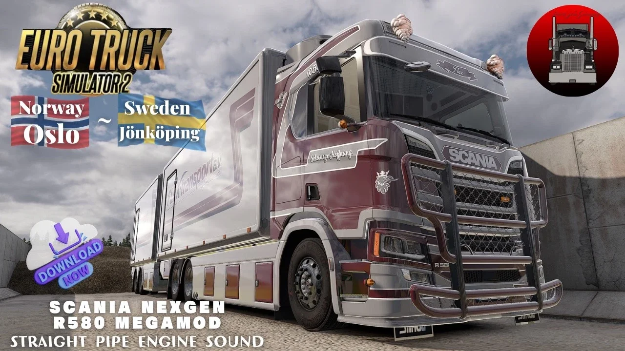 Scania NG R580 Megamod + Trailer v1.0