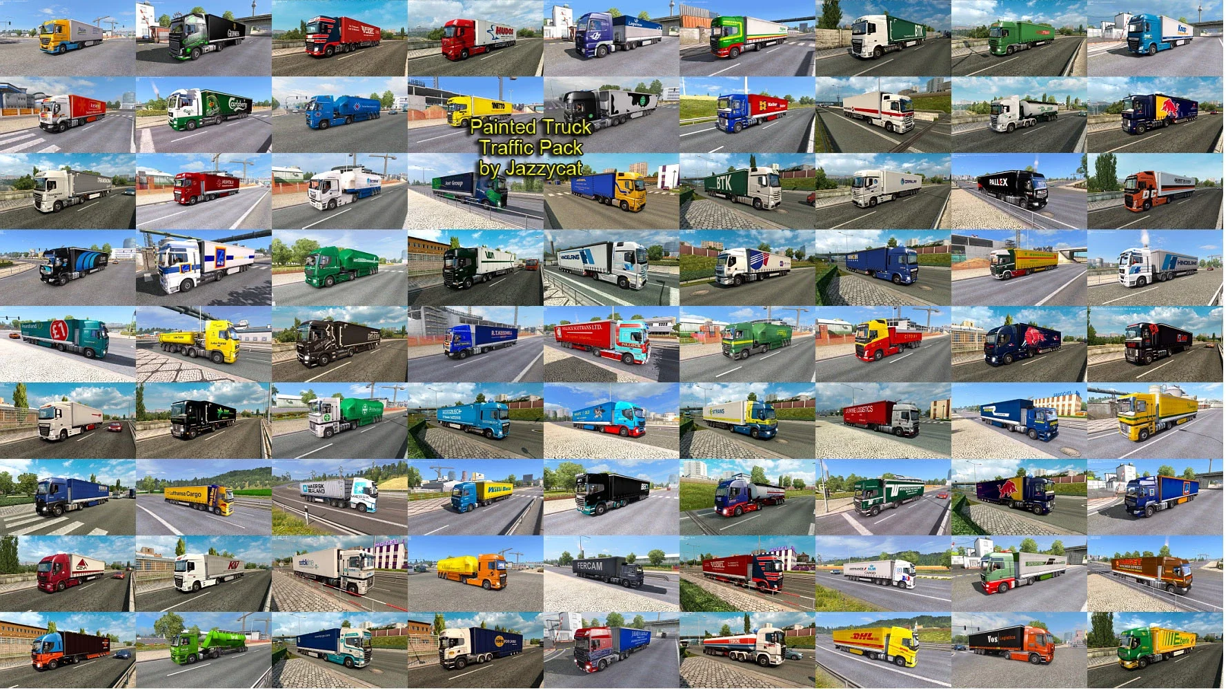 Painted Truck Traffic Pack v18.7.12 3