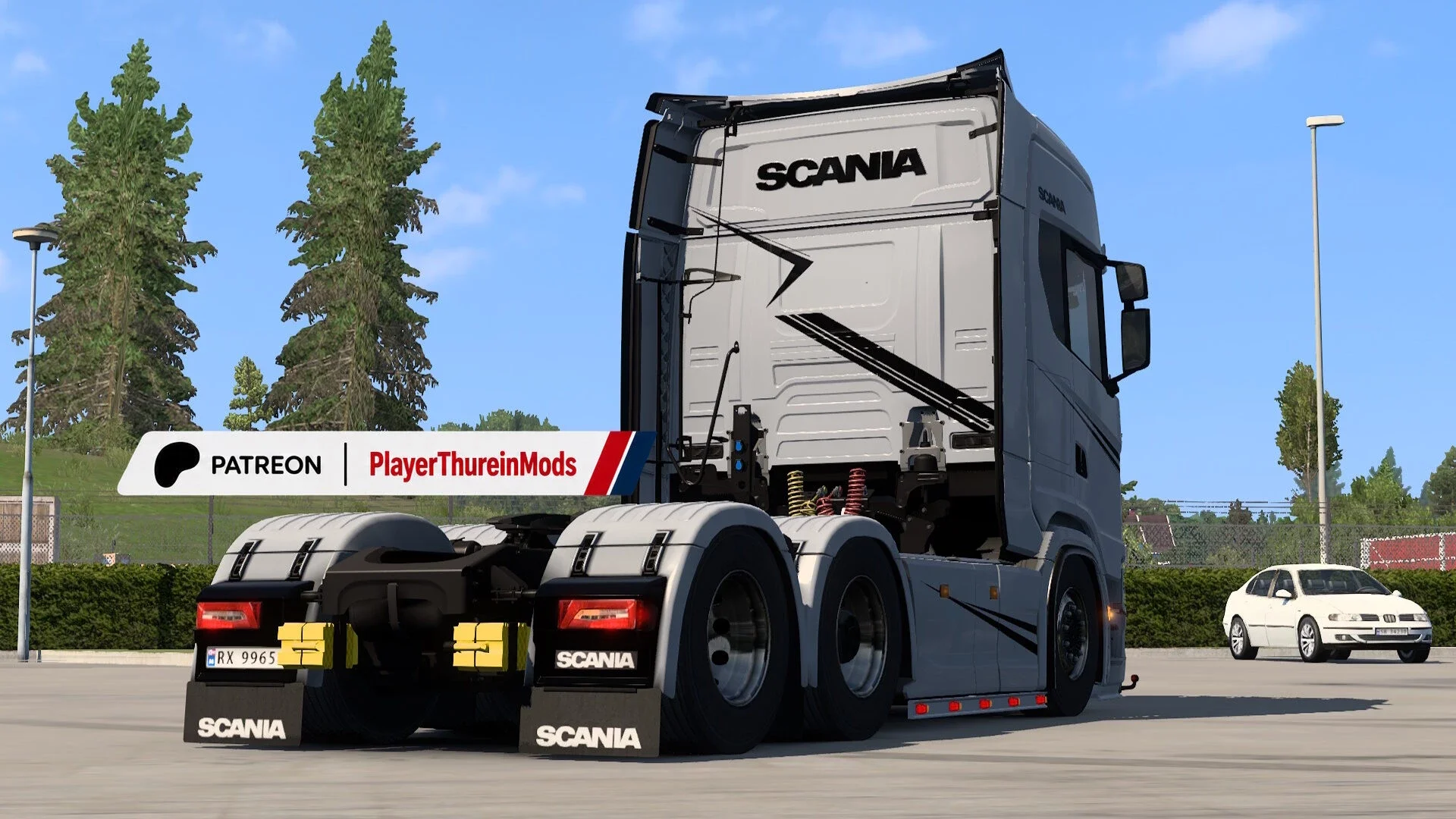 Grey Noir Skin for Scania v1.0 3