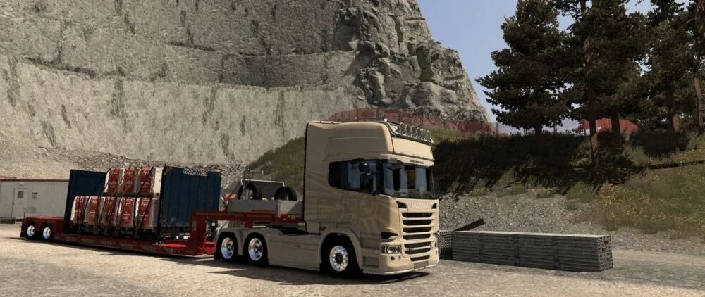 Scania Streamline Golden Griffin Skin v1.0 2