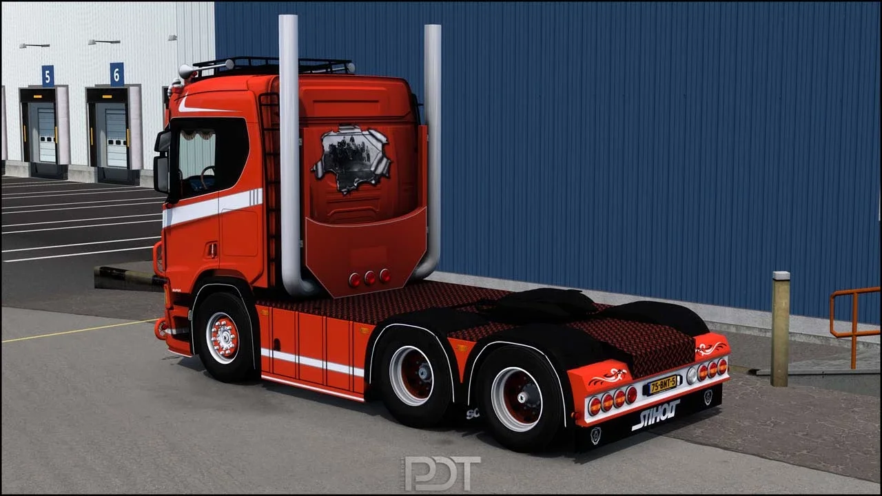 Scania R650 + Trailer Kleinjan Transport v17