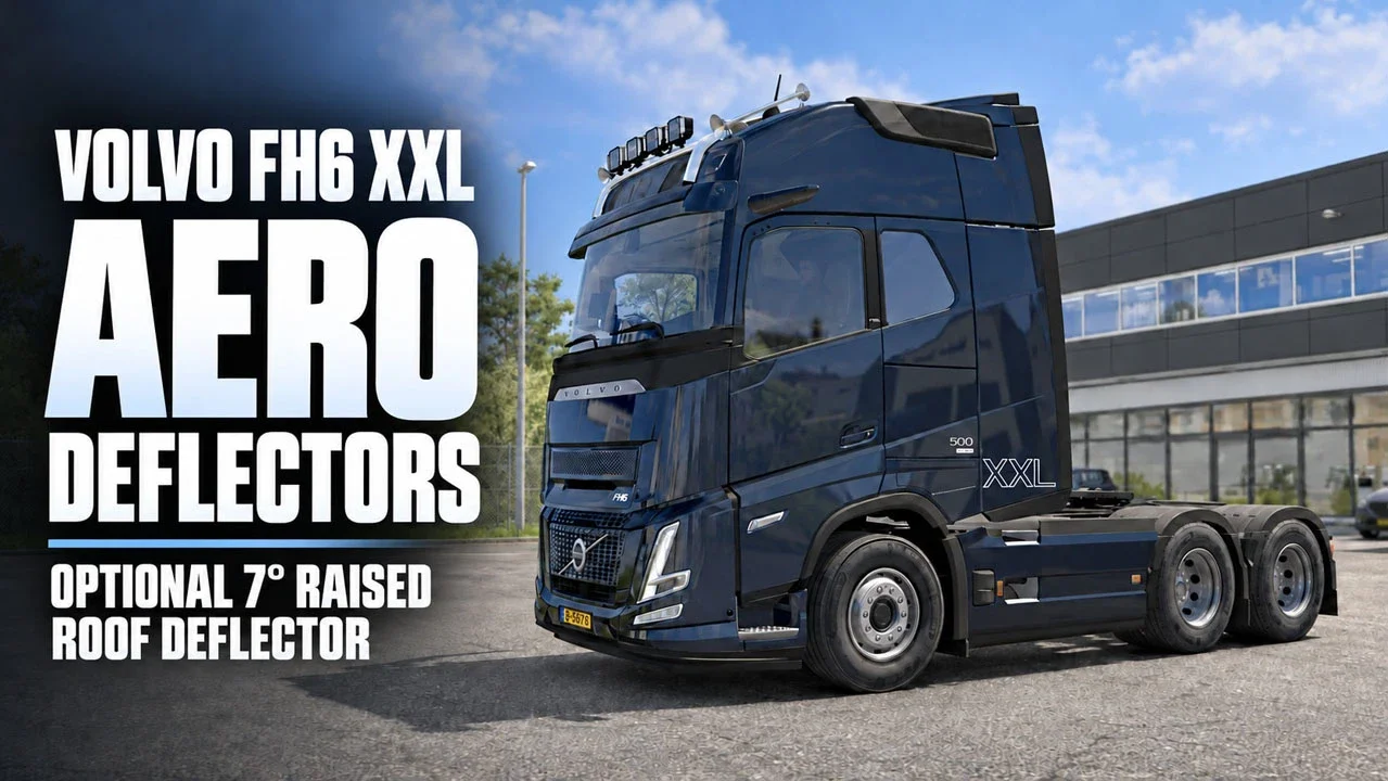 Volvo FH6 XXL Cabin Aero Deflector v1.1 2