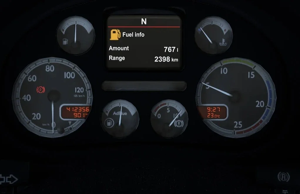 DAF 105 XF Customisable Dash v1.0 2