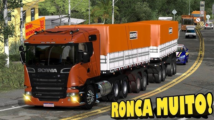 Scania R 440 + Carreta 4 Patas