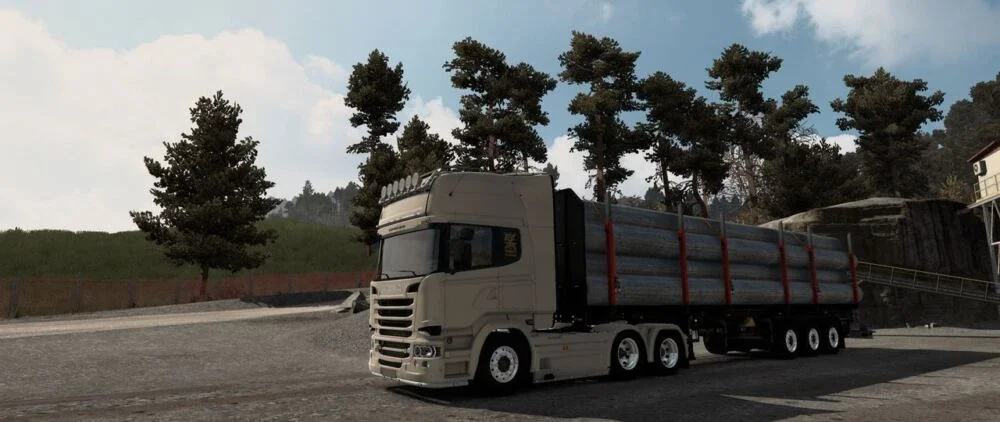 Scania Streamline Golden Griffin Skin v1.0
