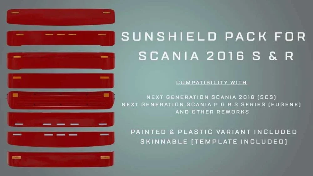 Scania NG S/R Sunshield Pack