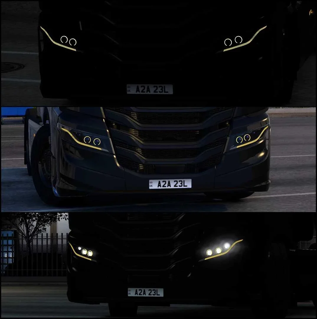Custom Headlight for SCS Iveco S-Way