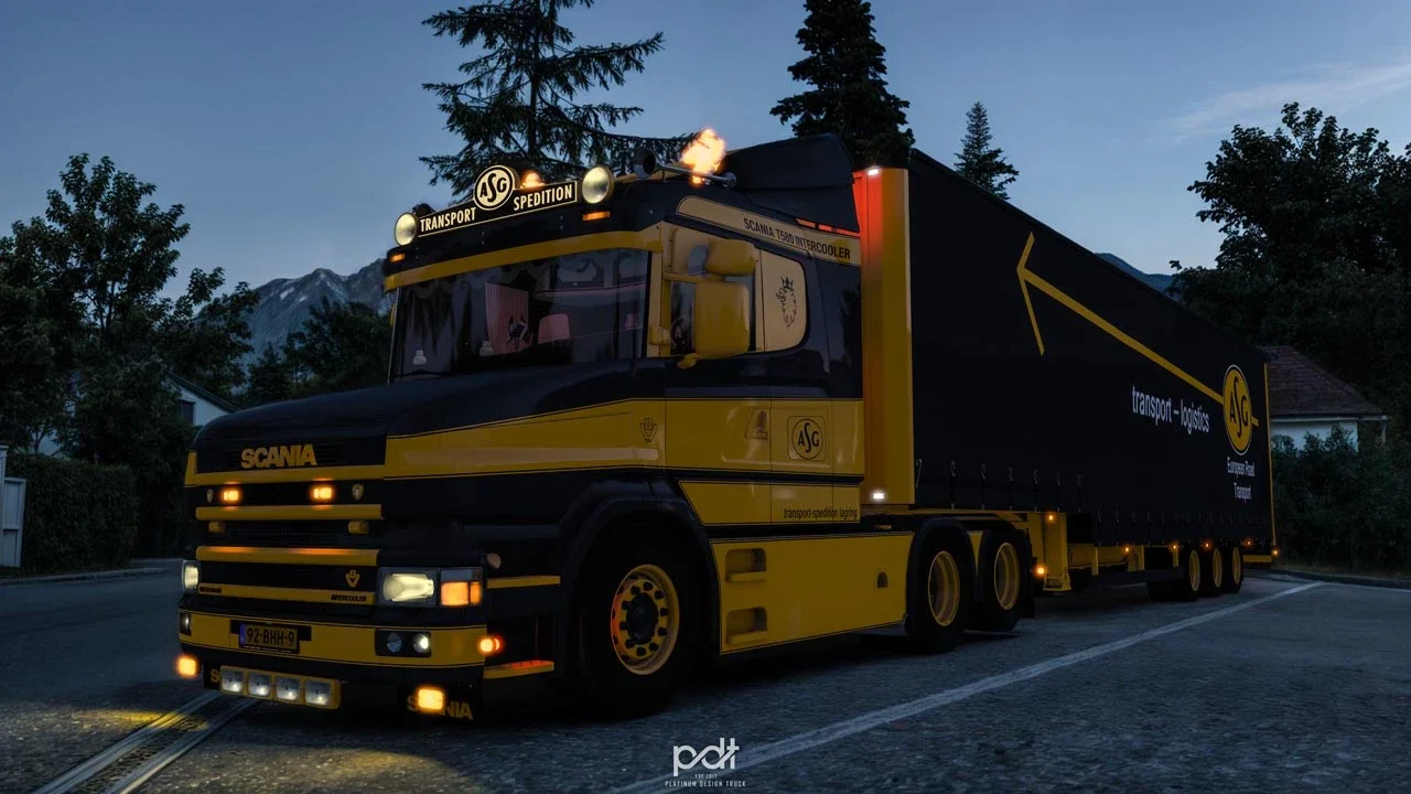 Scania T580 ASG Transport + Trailer v4.0 3