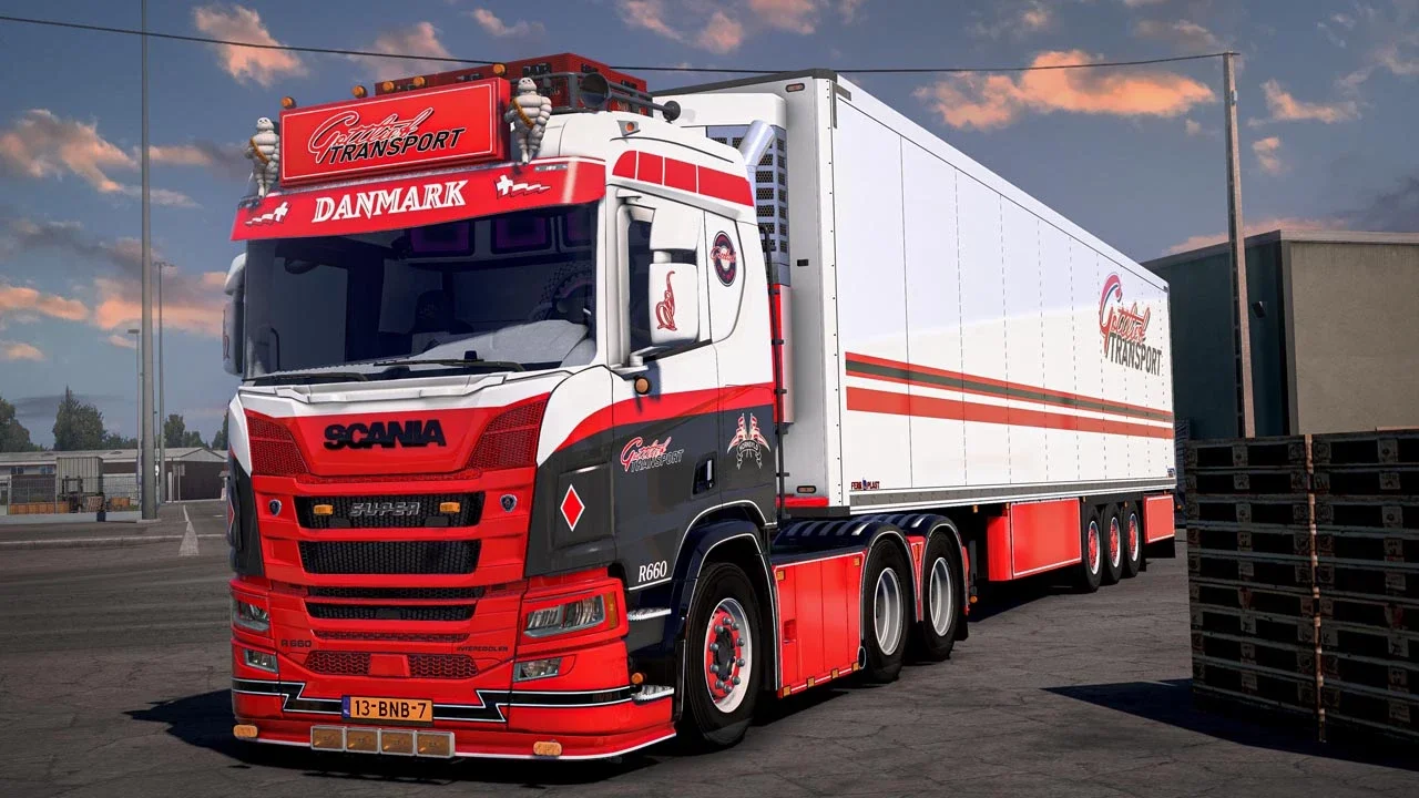 Scania R660 DANMARK + Trailer 2
