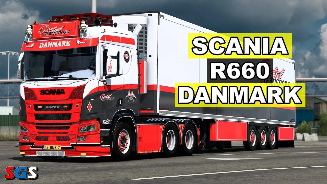 Scania R660 DANMARK + Trailer