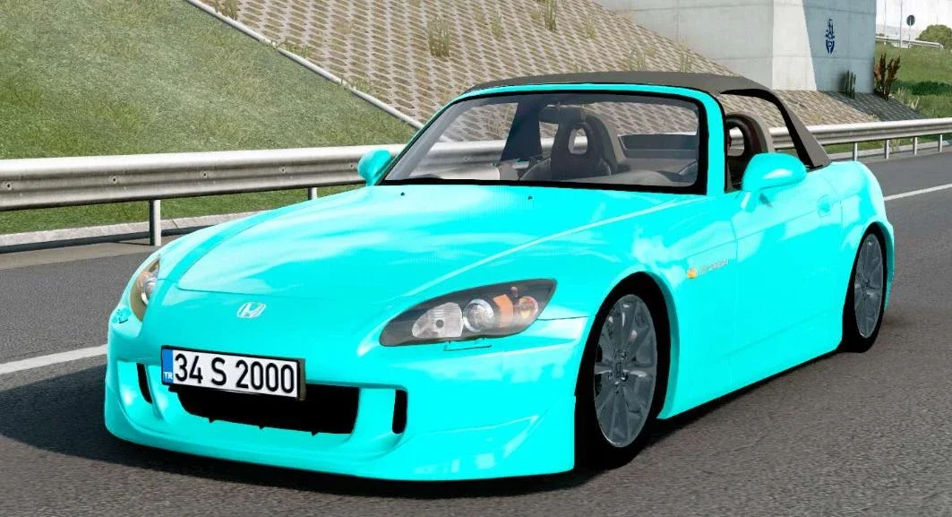Honda S2000 Turquoise Blue v1.0 2