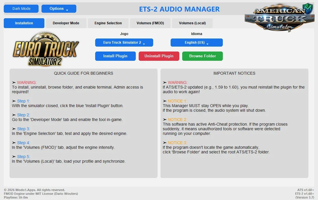 Audio Manager V4.5